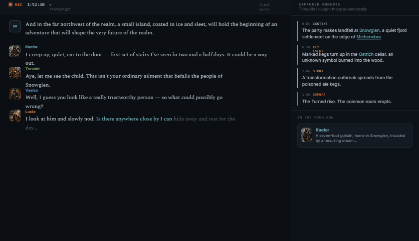 Live at the Table: Path of the Void Walkers